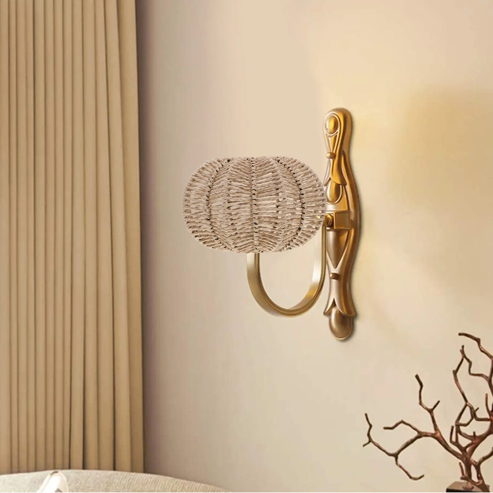 Handwoven Paper Lampshade Khaki Conical Bulb Light Bulb Guard Cover for Hanging Lighting Farmhouse Rustic Decor
Handwoven Paper Lampshade Khaki Conical Bulb Light Bulb Guard Cover for Hanging Lighting Farmhouse Rustic Decor