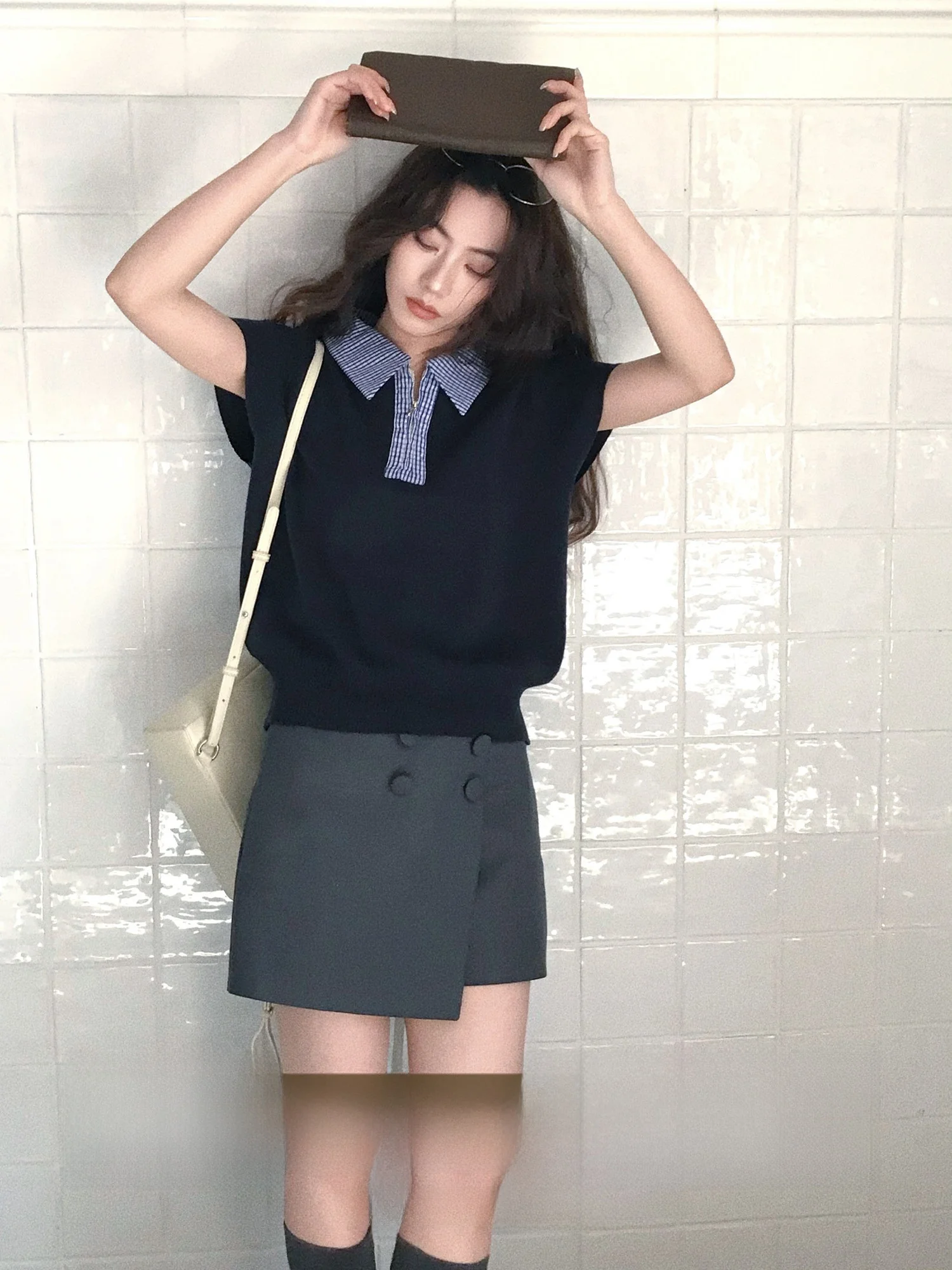 Slim A-Line Skirt with Multiple Buttons for Women Spicy Girl Sle High Waist Polyester Viscose Blend Spring Summer
Slim A-Line Skirt with Multiple Buttons for Women Spicy Girl Sle High Waist Polyester Viscose Blend Spring Summer