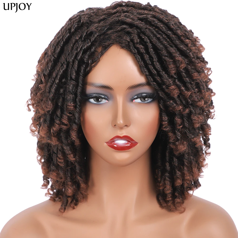 Upjoy Dreadlock Hair Wigs Short Faux Locs Hair Wigs for Women Girls Afro Curly Twist Wigs Synthetic Soft Locs Wig perruque femme
Upjoy Dreadlock Hair Wigs Short Faux Locs Hair Wigs for Women Girls Afro Curly Twist Wigs Synthetic Soft Locs Wig perruque femme