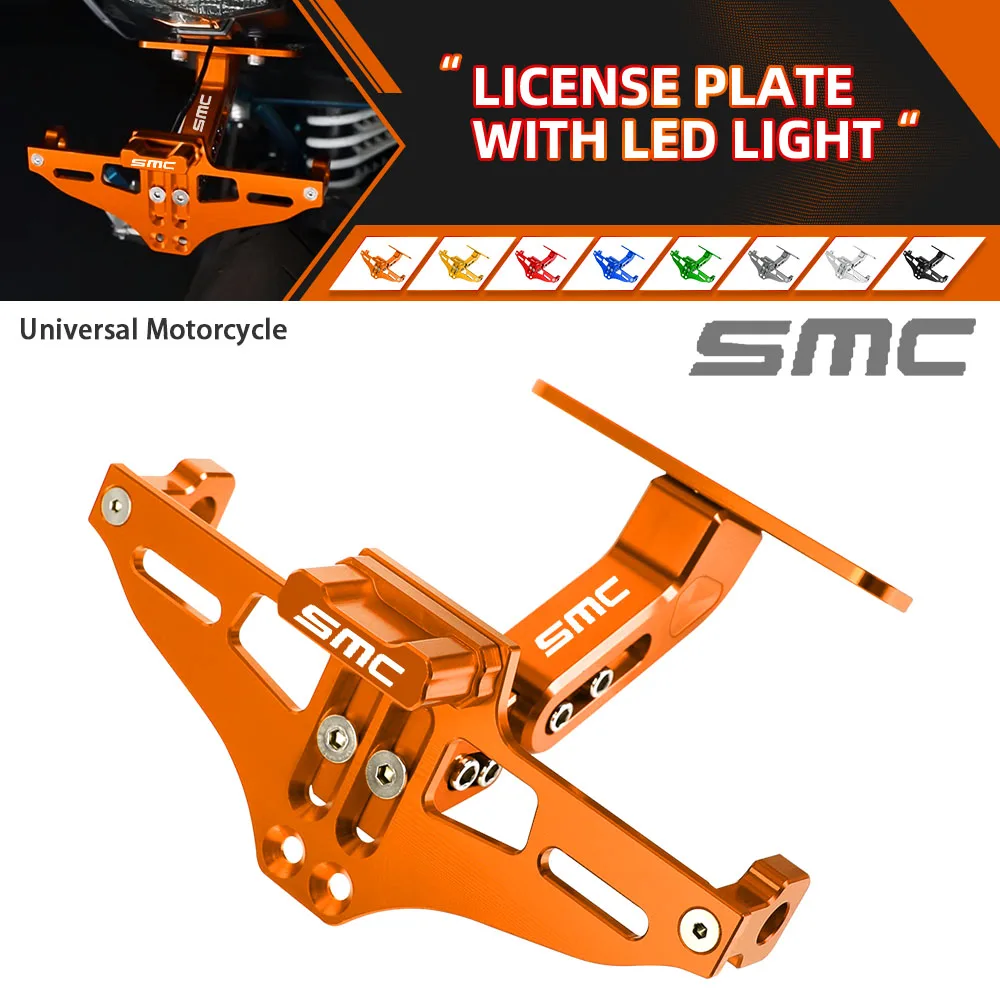 Motorcycle License Plate Holder Bracket Turn Signal Indicator LED Lights For 99SMC 690SMC 690SMC-R 2008 2009 2010 2011 2012
Motorcycle License Plate Holder Bracket Turn Signal Indicator LED Lights For 99SMC 690SMC 690SMC-R 2008 2009 2010 2011 2012
