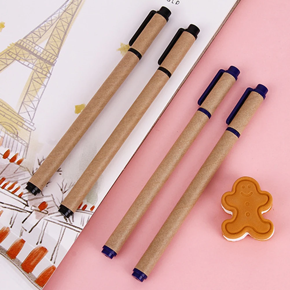 10pcs Paper Rod Neutral Gel Ink Pens Office School Writing Stationery Portable Multipurpose Pens for Work Study
10pcs Paper Rod Neutral Gel Ink Pens Office School Writing Stationery Portable Multipurpose Pens for Work Study