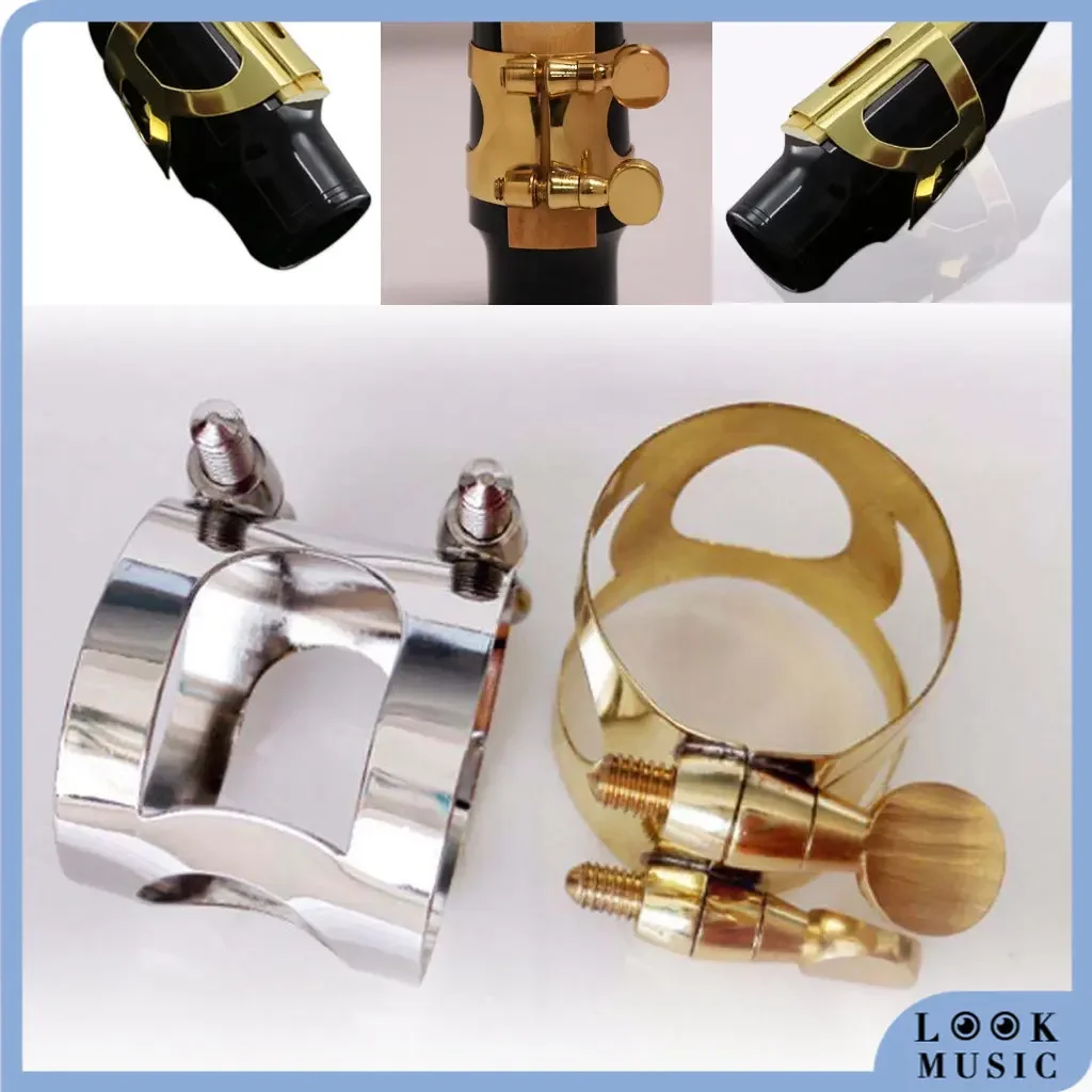 LOOK Saxfone Parts Accessories Soprano/Alto/Tenor Saxophone Ligature Metal Saxophone Mouthpiece Screws Gold Plated Ligatures
LOOK Saxfone Parts Accessories Soprano/Alto/Tenor Saxophone Ligature Metal Saxophone Mouthpiece Screws Gold Plated Ligatures
