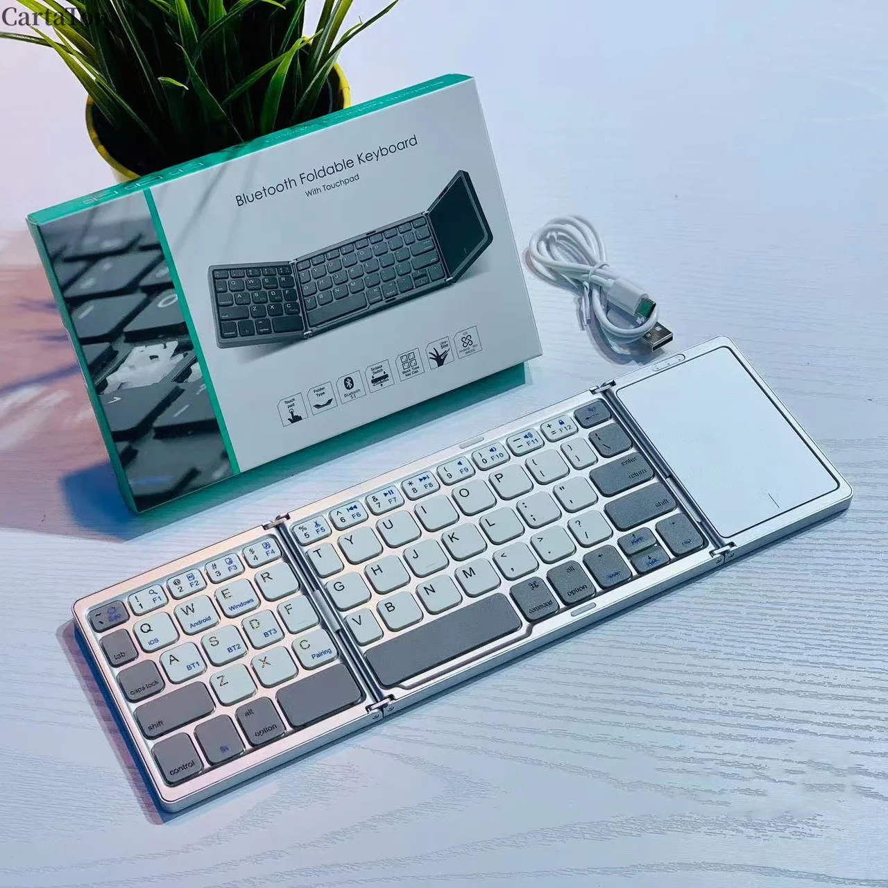 Portable Folding Wireless Keyboard Mini BT Keyboard Ultra Thin for Tablets and Phones
Portable Folding Wireless Keyboard Mini BT Keyboard Ultra Thin for Tablets and Phones