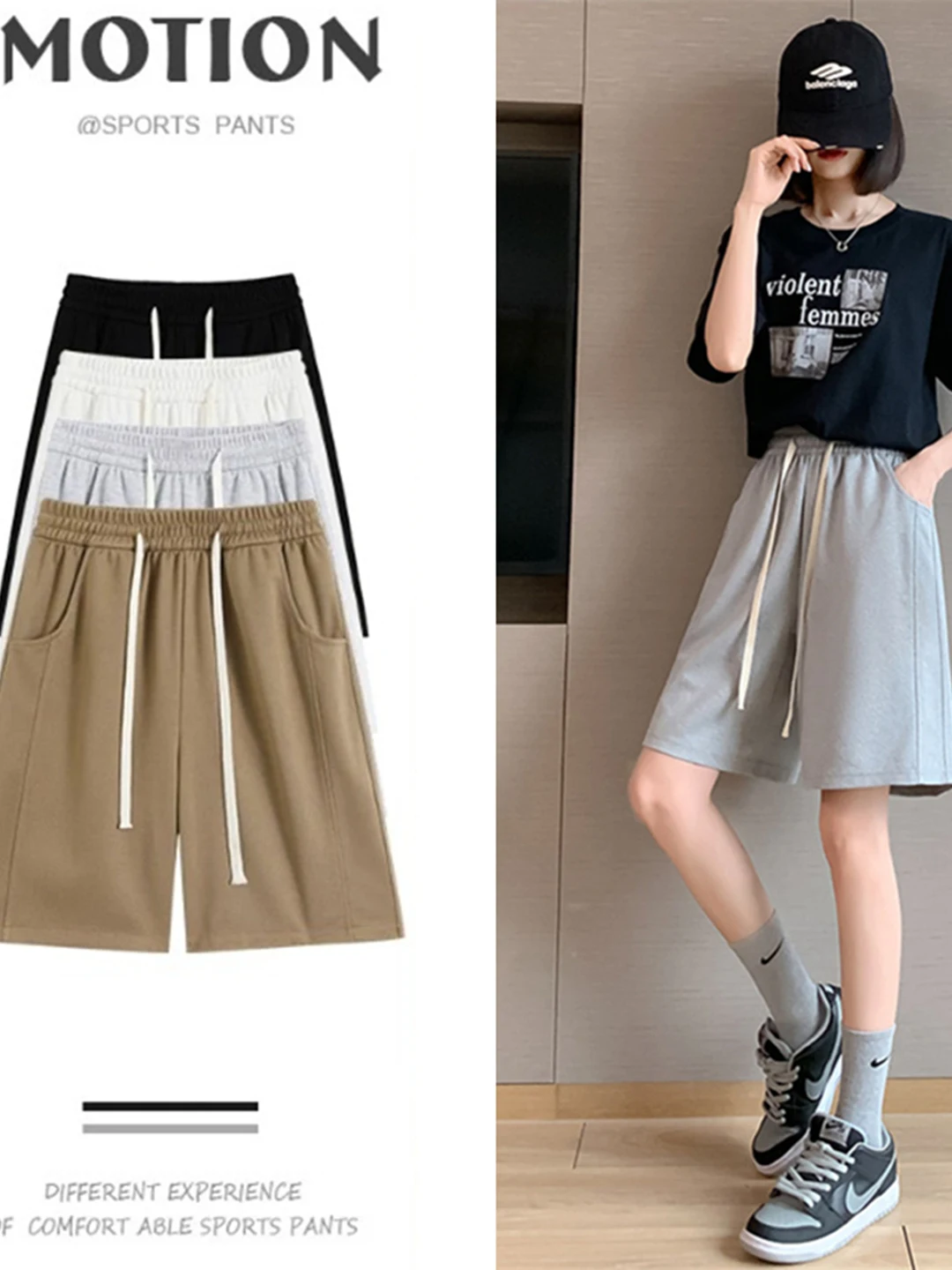 Summer plus Size Wide Leg Short Pants Women's Casual Loose Fit Versatile Five-Quarter Length High Waist Elastic Waistband
Summer plus Size Wide Leg Short Pants Women's Casual Loose Fit Versatile Five-Quarter Length High Waist Elastic Waistband