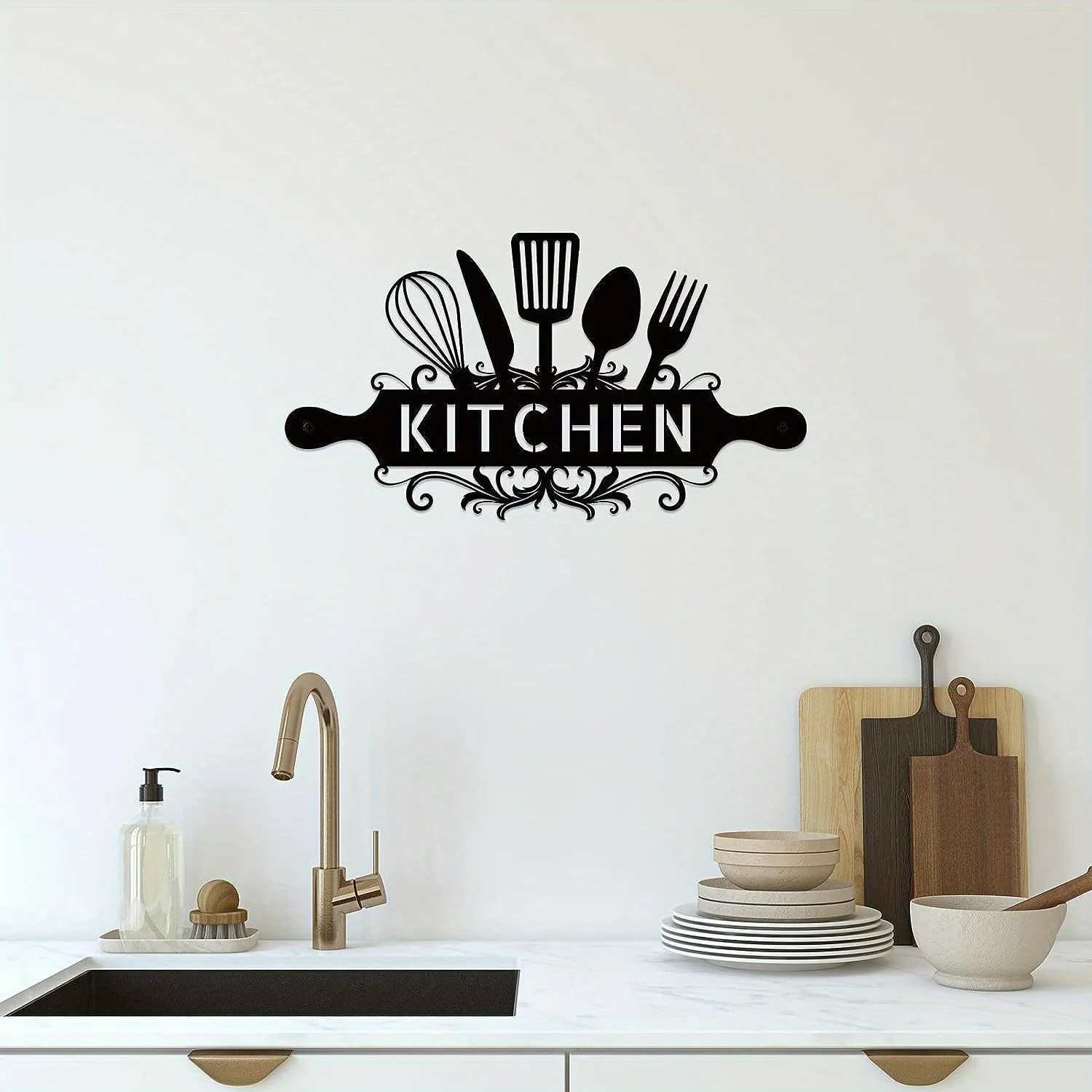 1Pc Kitchen Signs Wall Decor Rustic Black Metal Wall Art Decor Country Farmhouse Decoration Living Room Patio Hanging Ornament
1Pc Kitchen Signs Wall Decor Rustic Black Metal Wall Art Decor Country Farmhouse Decoration Living Room Patio Hanging Ornament