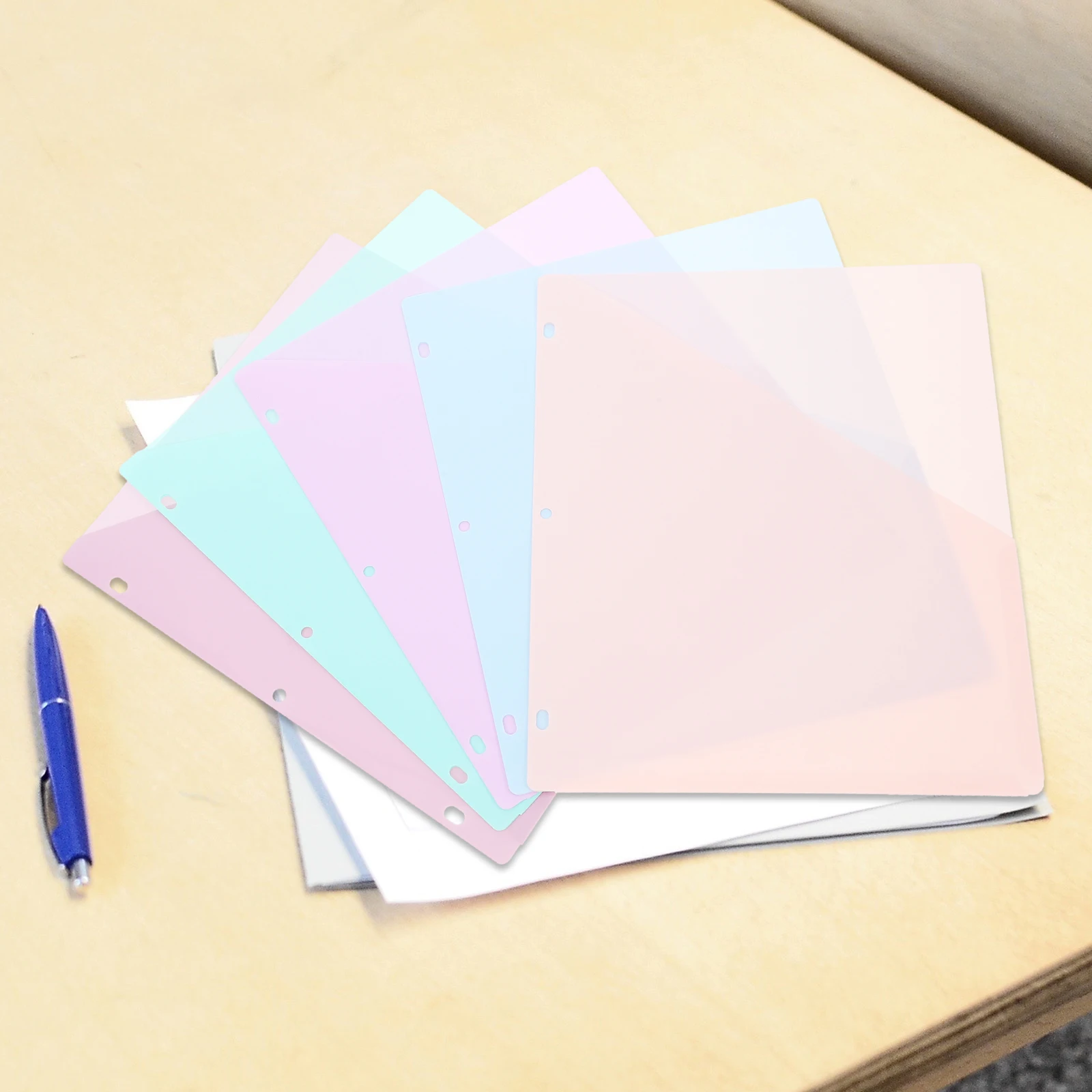 A4 Binder Folders Jacket Loose Leaf Plastic Document Envelope Semitransparent Five Pockets Multifunctional
A4 Binder Folders Jacket Loose Leaf Plastic Document Envelope Semitransparent Five Pockets Multifunctional