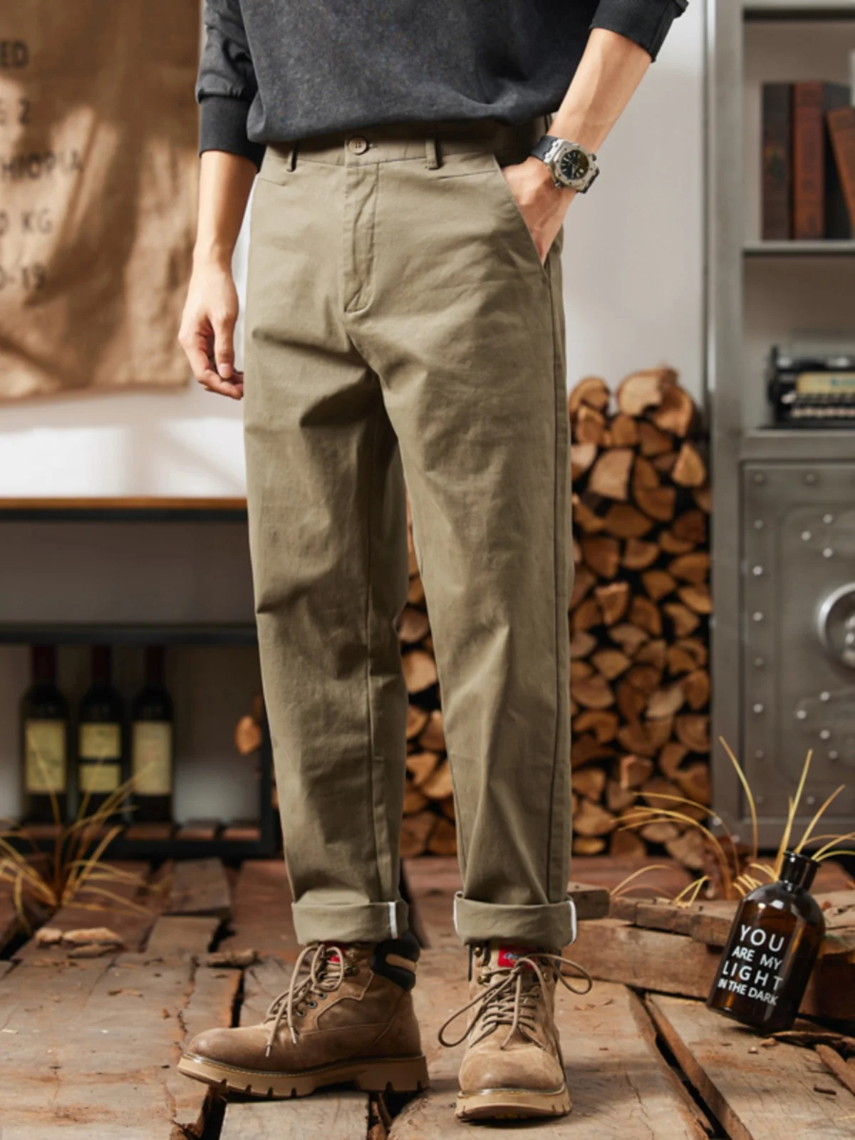 American Sle Retro Casual Pants Men's Spring Autumn New Simple Trendy Straight Tube Workwear Long Pants Youth Leisure Trousers
American Sle Retro Casual Pants Men's Spring Autumn New Simple Trendy Straight Tube Workwear Long Pants Youth Leisure Trousers