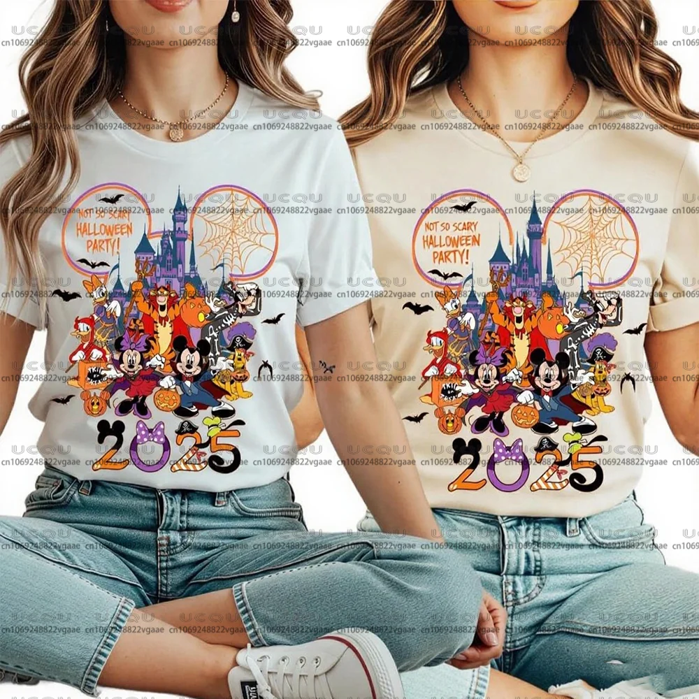 Новинка 2025, футболка со страшными персонажами Хэллоуина Диснея, топ, хлопковый подарок со скелетом, Y2k, вечерние, семейный свитшот с Микки, унисекс, поездка
Новинка 2025, футболка со страшными персонажами Хэллоуина Диснея, топ, хлопковый подарок со скелетом, Y2k, вечерние, семейный свитшот с Микки, унисекс, поездка
