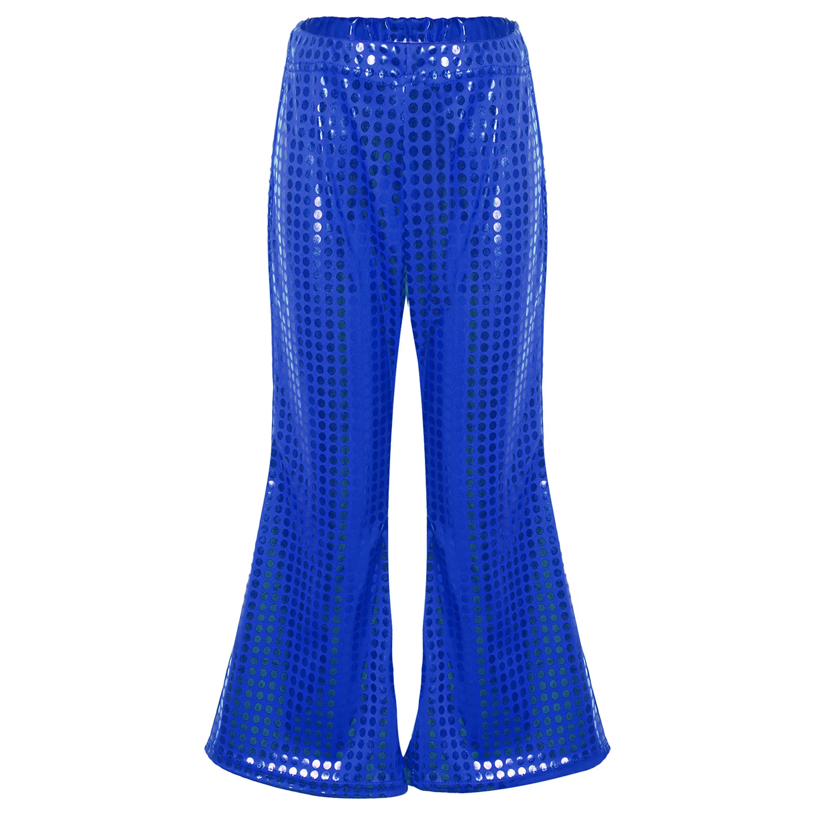 Kids Girls Boys Retro Disco Jazz Dancing Pants Hippie Costume Sequins Bell Bottom Trousers Flared Pants for Carnival Performance
Kids Girls Boys Retro Disco Jazz Dancing Pants Hippie Costume Sequins Bell Bottom Trousers Flared Pants for Carnival Performance