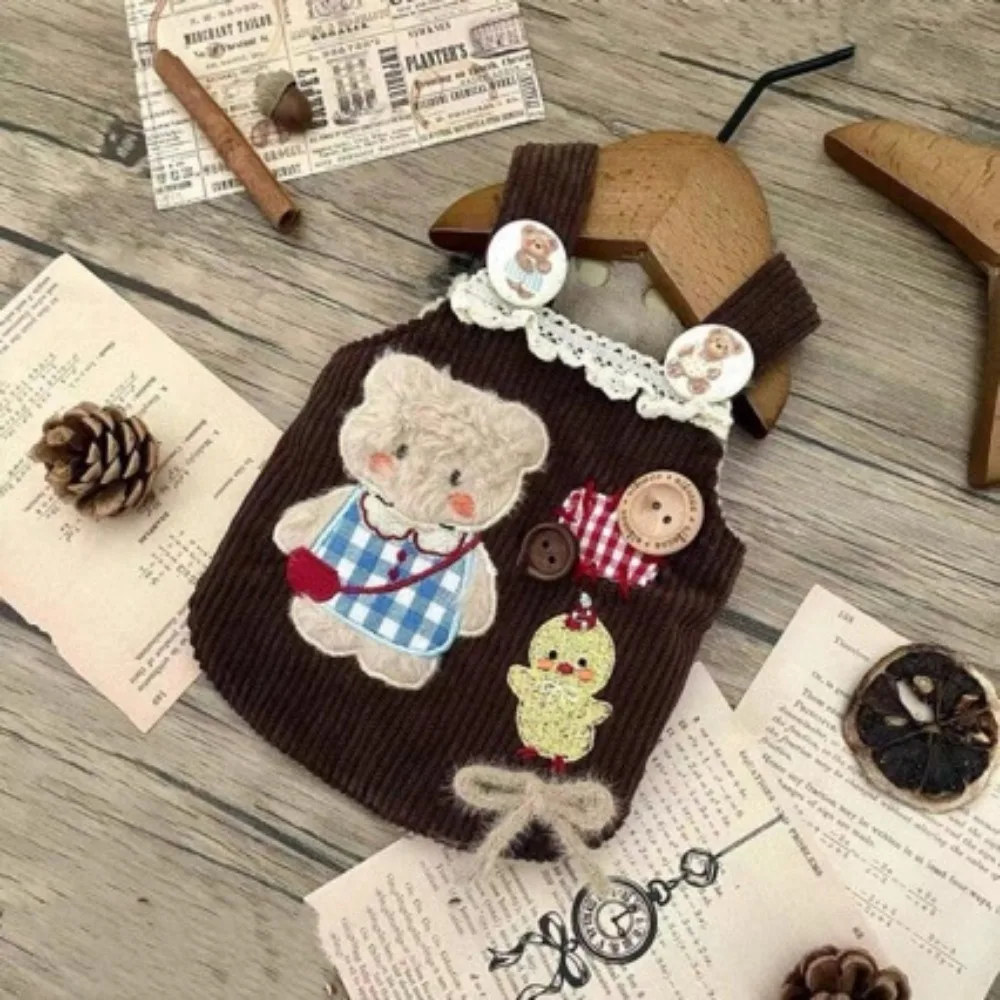 Pet Autumn Winter Shoulder Strap Skirt Dog Teddy Vest Warm and Cute Pet Cat with Plush Thick Skirt Dog Dresses for Small Dogs
Pet Autumn Winter Shoulder Strap Skirt Dog Teddy Vest Warm and Cute Pet Cat with Plush Thick Skirt Dog Dresses for Small Dogs