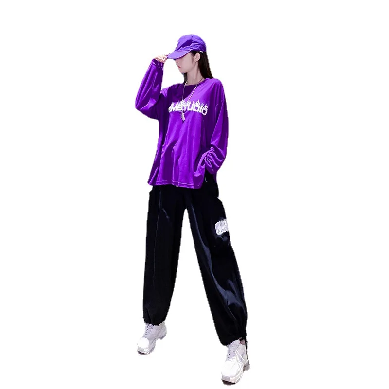 Street Dance Jazz Dance Costume Loose lantern Pants for Adult Purple Dancer Kpop Outfits Hip Hop Dance Wear DJ DS Clothing
Street Dance Jazz Dance Costume Loose lantern Pants for Adult Purple Dancer Kpop Outfits Hip Hop Dance Wear DJ DS Clothing