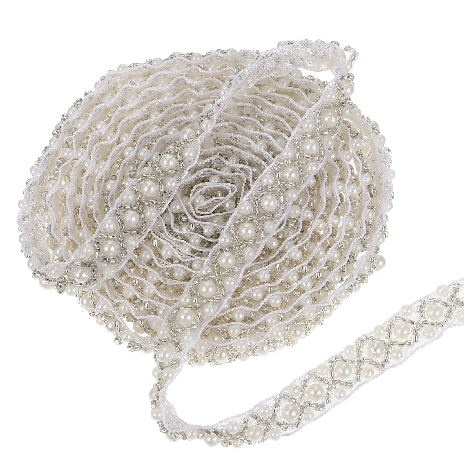 Pearl Trim For Craft Making Diy Decorative Ribbon Clothing Gauze Trim Handicraft Beading Decor Skirt Rhinestone Edge Belt
Pearl Trim For Craft Making Diy Decorative Ribbon Clothing Gauze Trim Handicraft Beading Decor Skirt Rhinestone Edge Belt