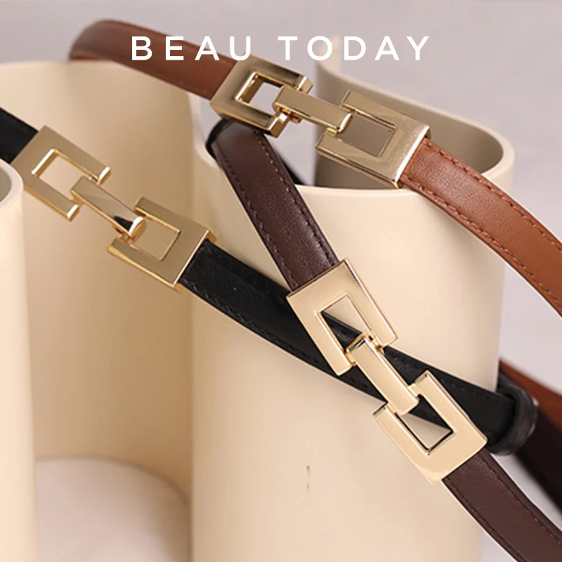 BEAUTODAY Belt Women Genuine Cow Leather Solid Color Metal Buckle 2023 Ladies Accessories Waistband Jeans Dress Handmade B47
BEAUTODAY Belt Women Genuine Cow Leather Solid Color Metal Buckle 2023 Ladies Accessories Waistband Jeans Dress Handmade B47