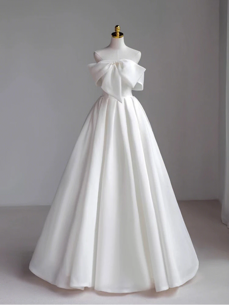 Slimming Lightweight Wedding Dress Simple Elegance Bridal Gown for Registering Marriage And Greeting Guests Korean Style
Slimming Lightweight Wedding Dress Simple Elegance Bridal Gown for Registering Marriage And Greeting Guests Korean Style