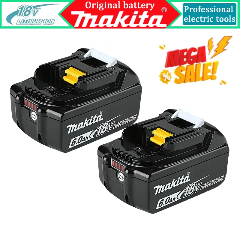 Original Makita 6Ah Makita 18V Battery BL1830B BL1850B BL1850 BL1840 BL1860 BL1815 Replacement Lithium Battery
Original Makita 6Ah Makita 18V Battery BL1830B BL1850B BL1850 BL1840 BL1860 BL1815 Replacement Lithium Battery