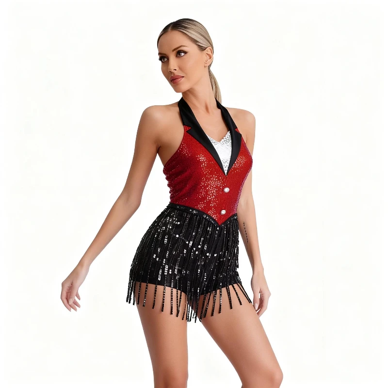 Женское платье для современного танца, костюм для выступлений, блестящие блестки, без рукавов, латинский джаз, танго, сальса, трико, боди, платье, наряд
Женское платье для современного танца, костюм для выступлений, блестящие блестки, без рукавов, латинский джаз, танго, сальса, трико, боди, платье, наряд