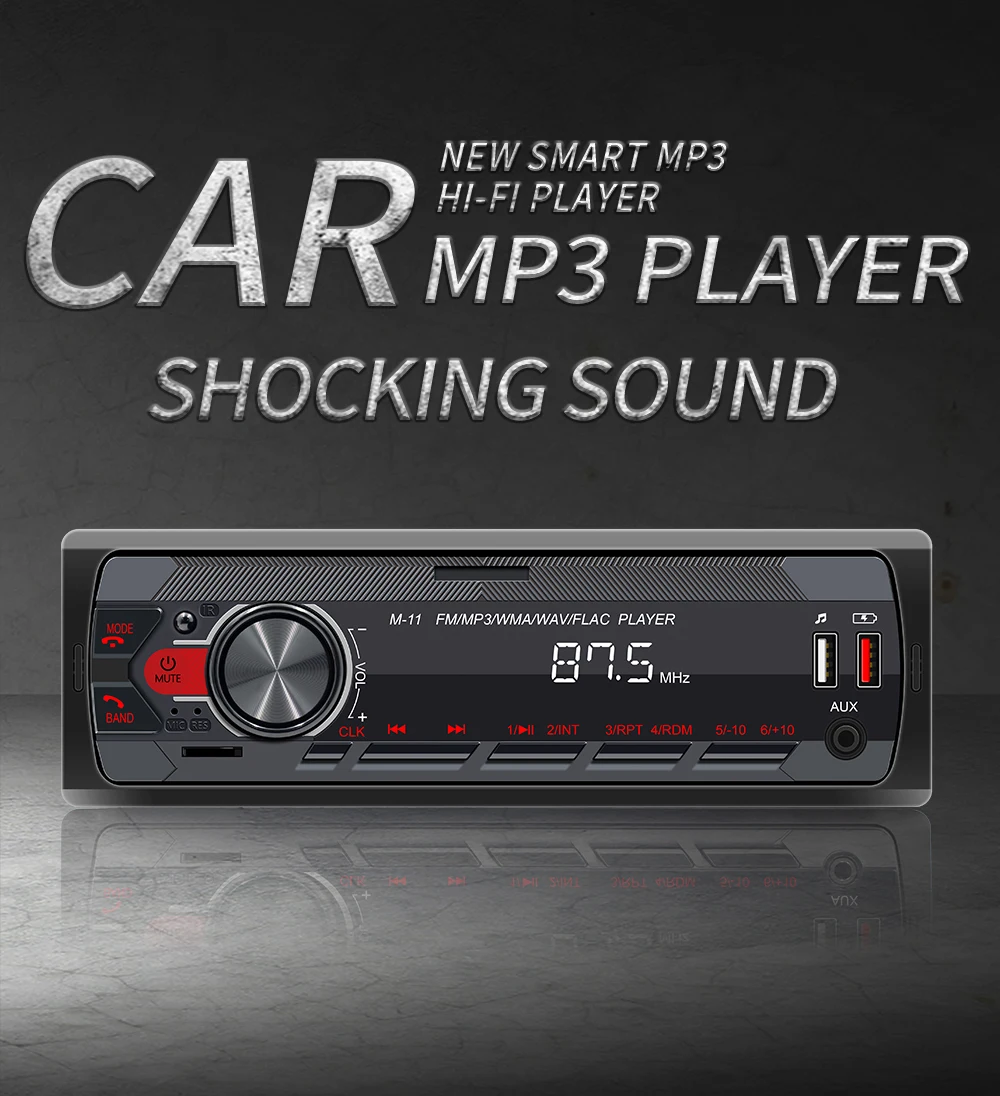 1 Din MP3 Car Radio Player Digital Bluetooth Car Stereo Player FM Radio Stereo Audio Music USB Multimedia Auto Radio Player
1 Din MP3 Car Radio Player Digital Bluetooth Car Stereo Player FM Radio Stereo Audio Music USB Multimedia Auto Radio Player