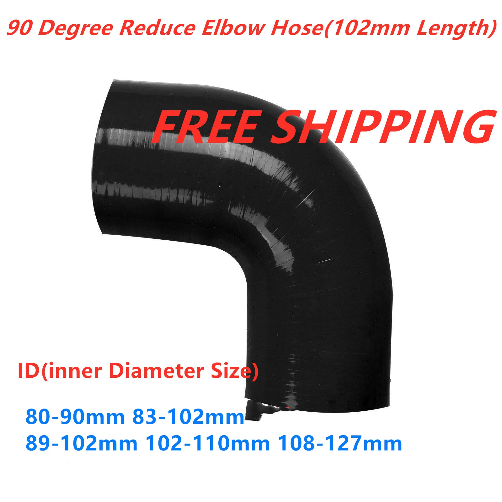 ID 57mm 4-ply For 90 Degree General Silicone Coolant Intercooler 250mm length Hose Pipe
ID 57mm 4-ply For 90 Degree General Silicone Coolant Intercooler 250mm length Hose Pipe