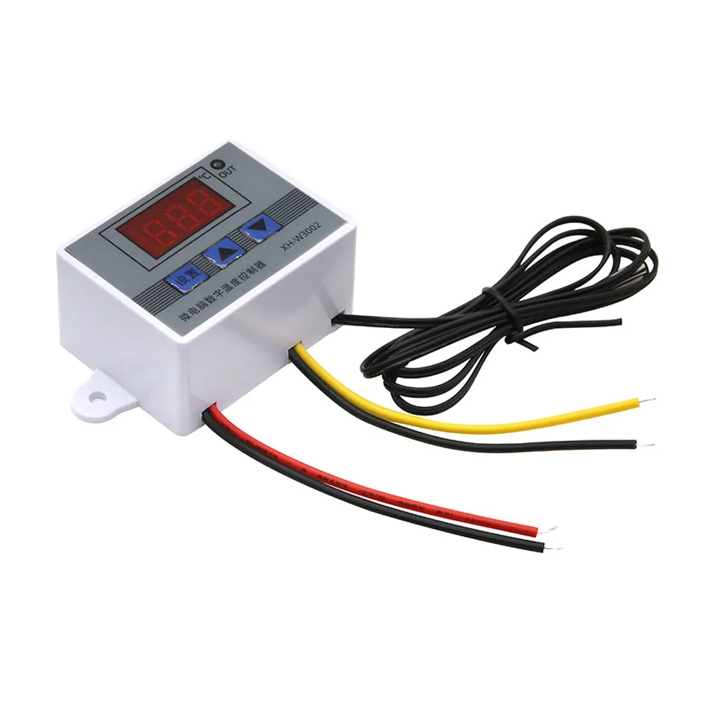 W3002 12V/24V/220V Digital Temperature Controller Microcomputer Thermostat Thermoregulation Heat Cool Thermostat Control Switch
W3002 12V/24V/220V Digital Temperature Controller Microcomputer Thermostat Thermoregulation Heat Cool Thermostat Control Switch