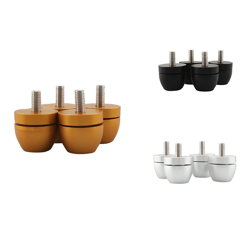 AEE7-4Pcs Aluminum Shockproof Spike Pads Isolation Stand Feet Amplifier Speaker Player Subwoofer Suspension Foot Pad
AEE7-4Pcs Aluminum Shockproof Spike Pads Isolation Stand Feet Amplifier Speaker Player Subwoofer Suspension Foot Pad