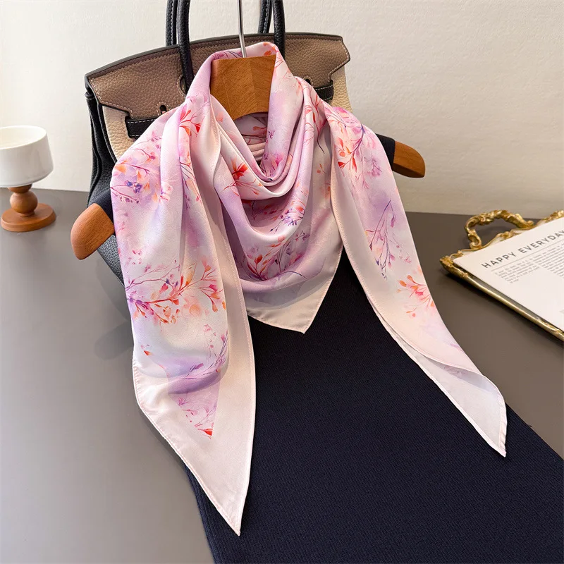 Scarf Accesories Hijab Silk Luxury Woman Shawl Wraps Neckerchief Headband Bandana Ribbon Headscarf Designer Foulards Brands
Scarf Accesories Hijab Silk Luxury Woman Shawl Wraps Neckerchief Headband Bandana Ribbon Headscarf Designer Foulards Brands