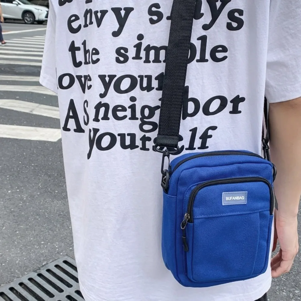 Nylon Men's Shoulder Bag Square Multifunctional Canvas Crossbody Bag Adjustable Shoulder Korean Style Sports Phone Bag Outdoor
Nylon Men's Shoulder Bag Square Multifunctional Canvas Crossbody Bag Adjustable Shoulder Korean Style Sports Phone Bag Outdoor