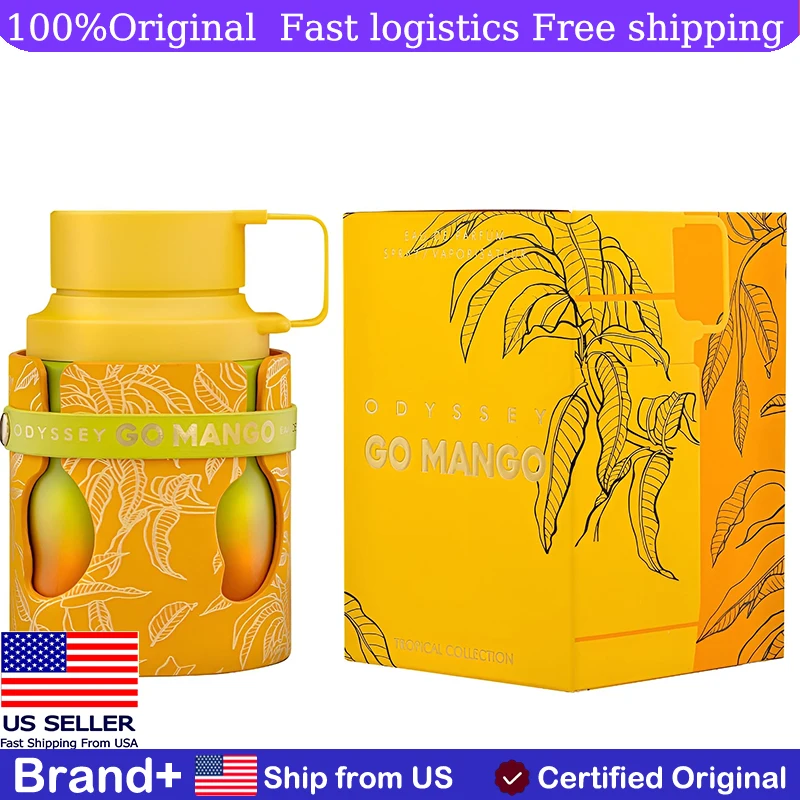 Armaf Odyssey Go Mango Tropical Collection 100ML Eau De Parfum Spray Long-Lasting Fragrance Unisex Cologne Persistence Portable
Armaf Odyssey Go Mango Tropical Collection 100ML Eau De Parfum Spray Long-Lasting Fragrance Unisex Cologne Persistence Portable
