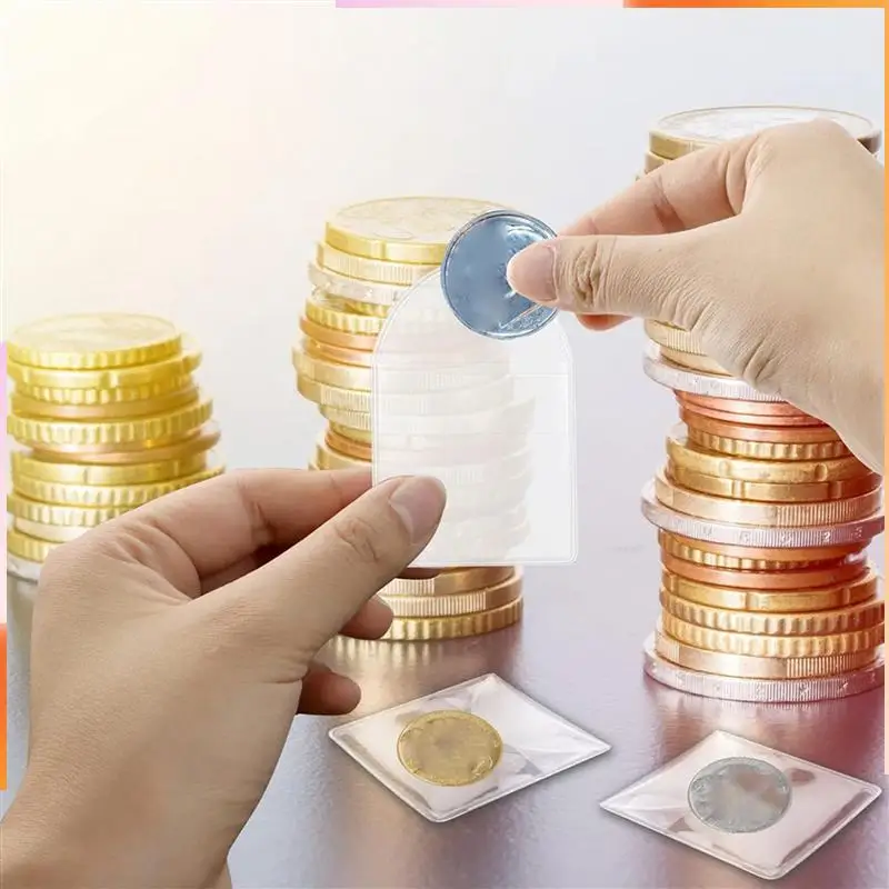 A92Z 600 Pack 2Inch Single Pocket Coin Sleeves, Plastic Coin Collection Supplies Transparent Holders Protector Clear Bags
A92Z 600 Pack 2Inch Single Pocket Coin Sleeves, Plastic Coin Collection Supplies Transparent Holders Protector Clear Bags