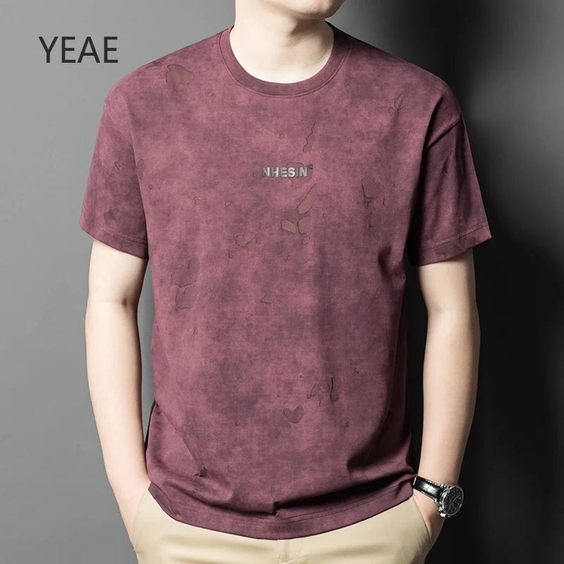 YEAE Summer 2025 Round Neck High Quality Personalized Printed Men's T-shirt Casual Everyday Fashion Letter Short Sleeves Tops
YEAE Summer 2025 Round Neck High Quality Personalized Printed Men's T-shirt Casual Everyday Fashion Letter Short Sleeves Tops