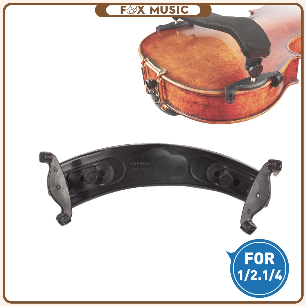 FOX 1/2 1/4 Adjustable Violin Shoulder Rest Black Soft Pad Parts Plastic Fiddle Acoustic Accessories
FOX 1/2 1/4 Adjustable Violin Shoulder Rest Black Soft Pad Parts Plastic Fiddle Acoustic Accessories