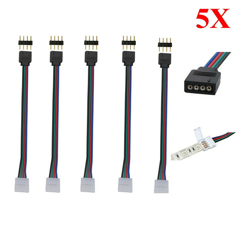 Cable Connector Wiring Harness Extension Strip Light 4PIN 9cm/3.5in Combine Light Segments Male Female Connector Wire RGB
Cable Connector Wiring Harness Extension Strip Light 4PIN 9cm/3.5in Combine Light Segments Male Female Connector Wire RGB