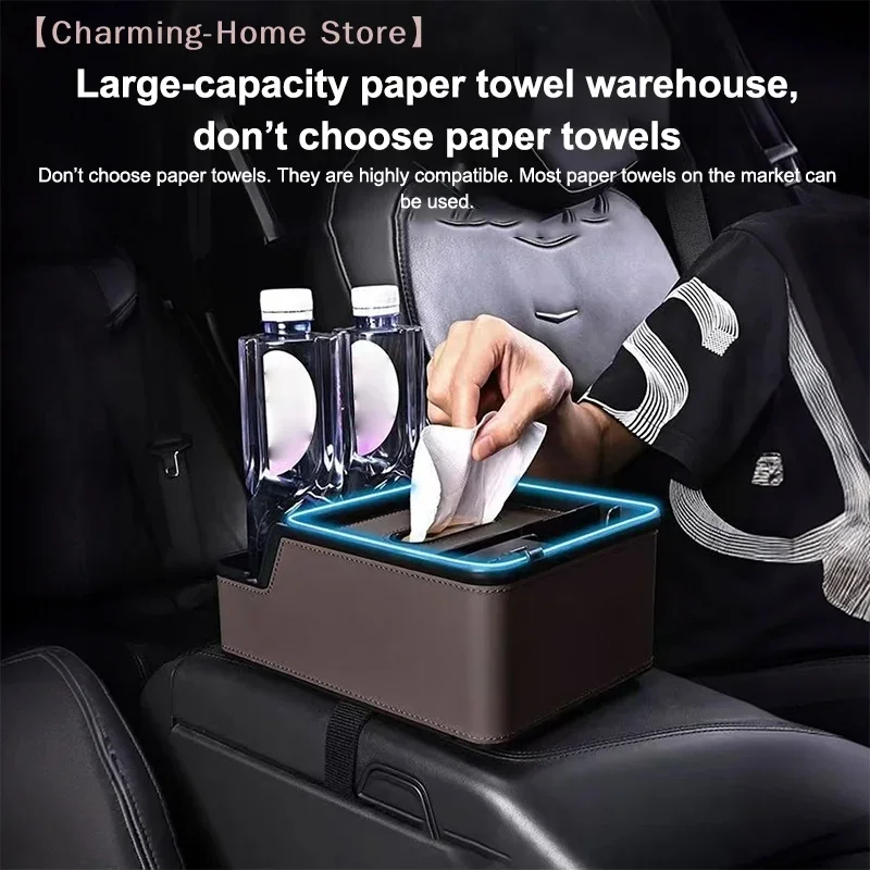 1Pc Multifunction Car Armrest Storage Box for SUV Sedan with 2 Cup Holders Tissue Box Leather Auto Interior Accessories
1Pc Multifunction Car Armrest Storage Box for SUV Sedan with 2 Cup Holders Tissue Box Leather Auto Interior Accessories
