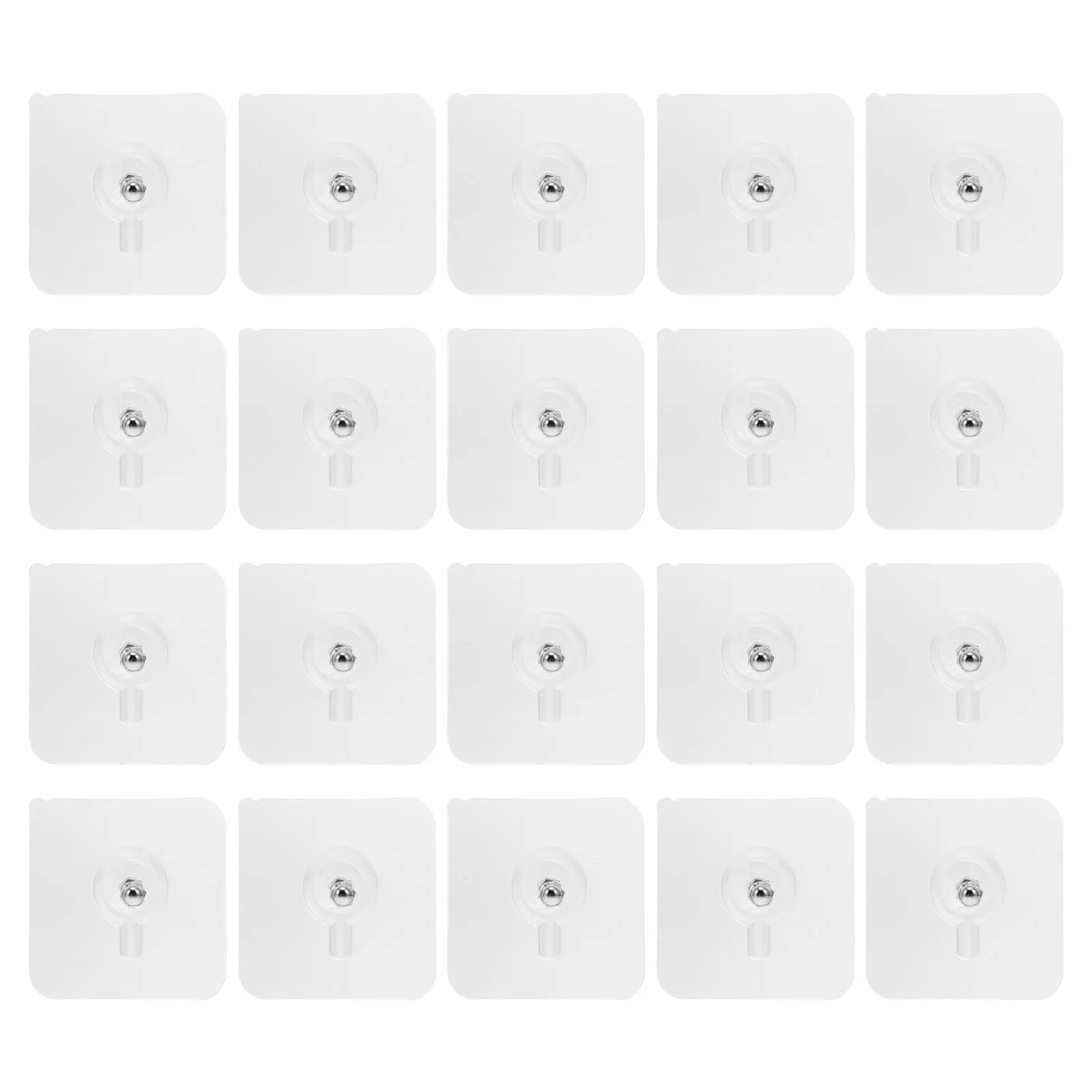 20pcs Punch Free Screw Nails Wall Adhesive Hooks Strong Viscosity Stickers Stainless Steel Home Decor Smooth Surface Mounted
20pcs Punch Free Screw Nails Wall Adhesive Hooks Strong Viscosity Stickers Stainless Steel Home Decor Smooth Surface Mounted