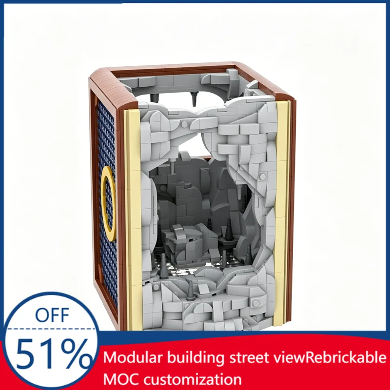 1301Pcs Gollum Themed Book Nook Cave Diorama Custom Building Blocks Fantasy Scene Educational Assembly Toy For Collectors Gifts
1301Pcs Gollum Themed Book Nook Cave Diorama Custom Building Blocks Fantasy Scene Educational Assembly Toy For Collectors Gifts