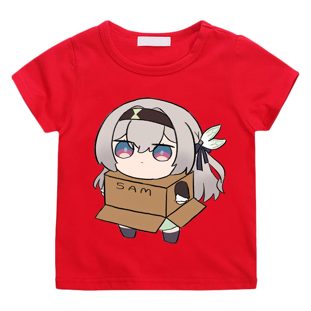 Honkai Star Rail Kids Clothes Game Print Anime Children T-shirt Fashion T Shirts for Girls/Boys Cotton Short Sleeve Cartoon Tees
Honkai Star Rail Kids Clothes Game Print Anime Children T-shirt Fashion T Shirts for Girls/Boys Cotton Short Sleeve Cartoon Tees