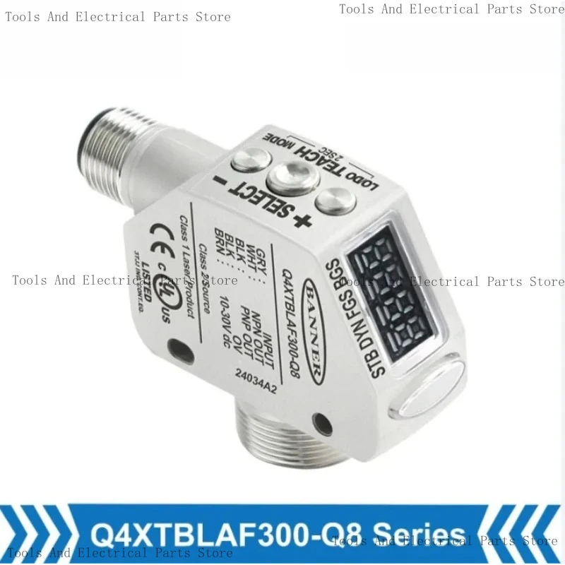 BANNER Q4XTBLAF300-Q-8 Distance Measuring Displacement Sensor With High Switching Accuracy Of 1MM Side Hole Machine Probe
BANNER Q4XTBLAF300-Q-8 Distance Measuring Displacement Sensor With High Switching Accuracy Of 1MM Side Hole Machine Probe
