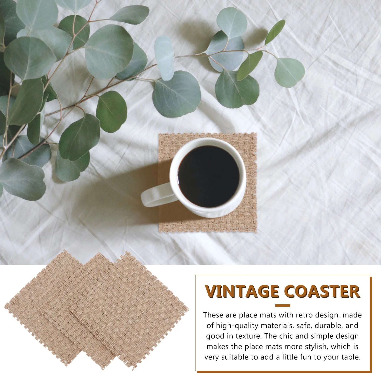6Pcs Unique Table Mat Set Retro Cup Mat with Chic Design for Home Restaurant Decoration Linen Cushion Decor Accessory
6Pcs Unique Table Mat Set Retro Cup Mat with Chic Design for Home Restaurant Decoration Linen Cushion Decor Accessory