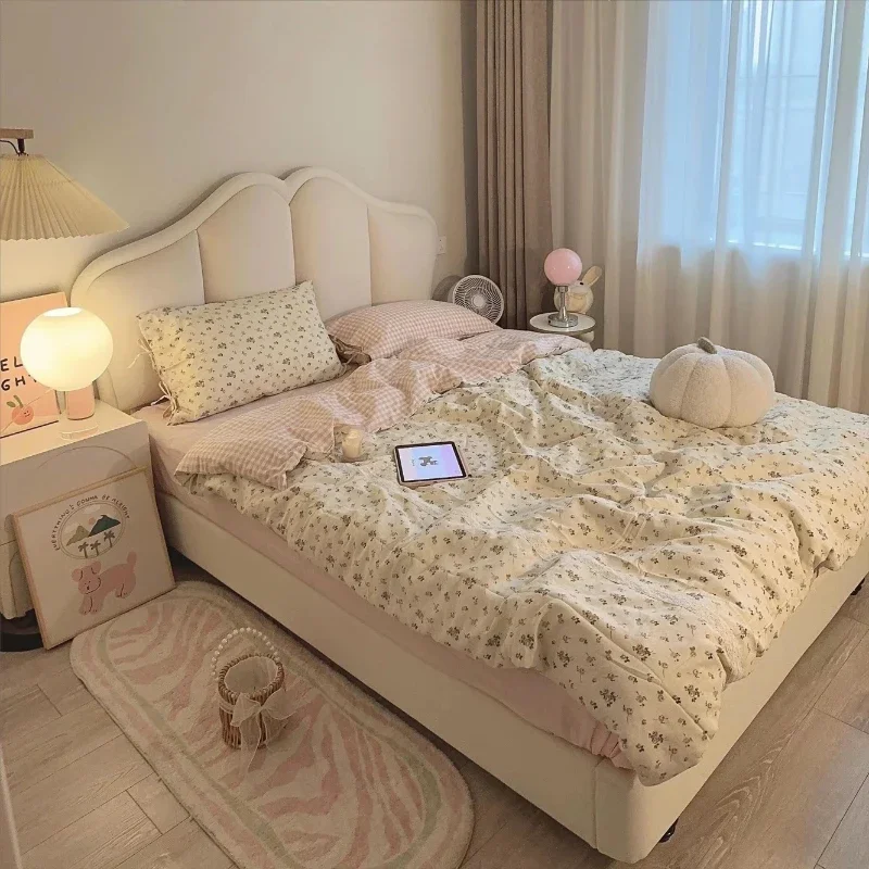 Storage Modern Bed Frame European White Fashionable Design Bed Confortable Simple Apartment Cama De Casal Bedroom Furniture
Storage Modern Bed Frame European White Fashionable Design Bed Confortable Simple Apartment Cama De Casal Bedroom Furniture