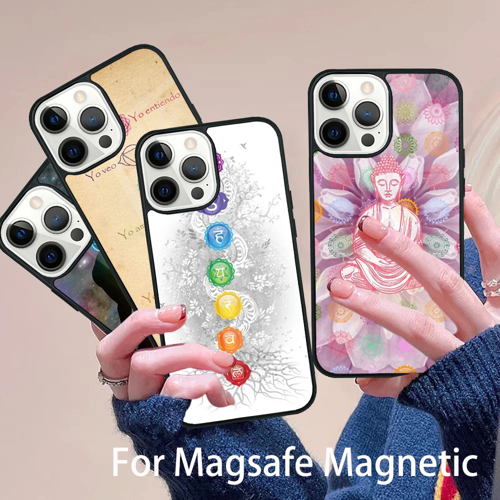Mandala Chakra Insist Yoga Phone Case Magesafe Magnetic Wireless Charge Cover For IPhone 16 11 12 13 14 15 Pro Max Plus Mini
Mandala Chakra Insist Yoga Phone Case Magesafe Magnetic Wireless Charge Cover For IPhone 16 11 12 13 14 15 Pro Max Plus Mini