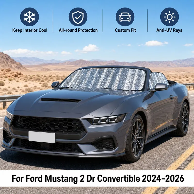For Ford Mustang 2 Dr Convertible 2024-2026 Full Set Car Window Sunshades UV Block Privacy Heat Insulated Foldable Car Curtain
For Ford Mustang 2 Dr Convertible 2024-2026 Full Set Car Window Sunshades UV Block Privacy Heat Insulated Foldable Car Curtain