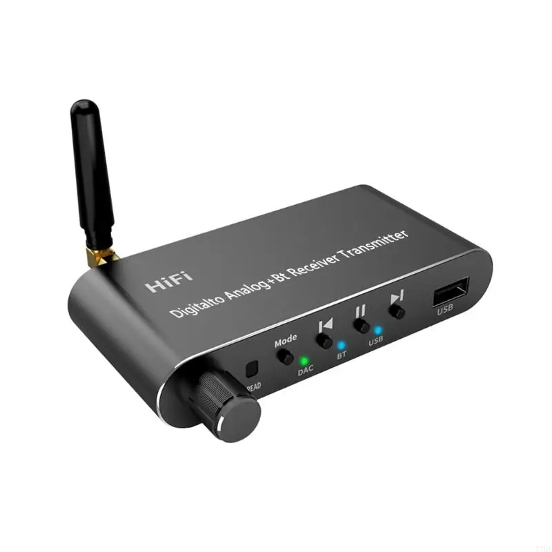 77HA Upgraded Digital-to-analog Converter Bluetooth-compatible Receiver Transmitter
77HA Upgraded Digital-to-analog Converter Bluetooth-compatible Receiver Transmitter