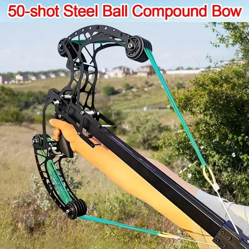 High Precision Mechanical Pulley Bow New Type Composite Steel Ball Bow Dual Purpose Adult Outdoor Sports Slingshot
High Precision Mechanical Pulley Bow New Type Composite Steel Ball Bow Dual Purpose Adult Outdoor Sports Slingshot