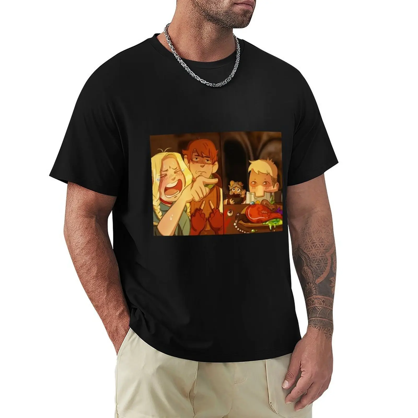 Delicious In Dungeon T-Shirt cotton man t-shirts cute tops shirts graphic tee cute clothes men graphic t shirts
Delicious In Dungeon T-Shirt cotton man t-shirts cute tops shirts graphic tee cute clothes men graphic t shirts
