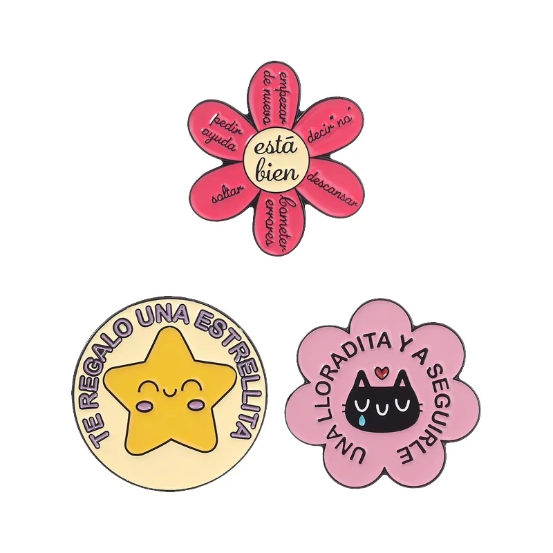 Spanish Motivational Quotes Flower Enamel Pin Pink Flower Una Lloradita Y A Seguirle Está Bien Brooch Lapel Badge Jewelry Gifts
Spanish Motivational Quotes Flower Enamel Pin Pink Flower Una Lloradita Y A Seguirle Está Bien Brooch Lapel Badge Jewelry Gifts