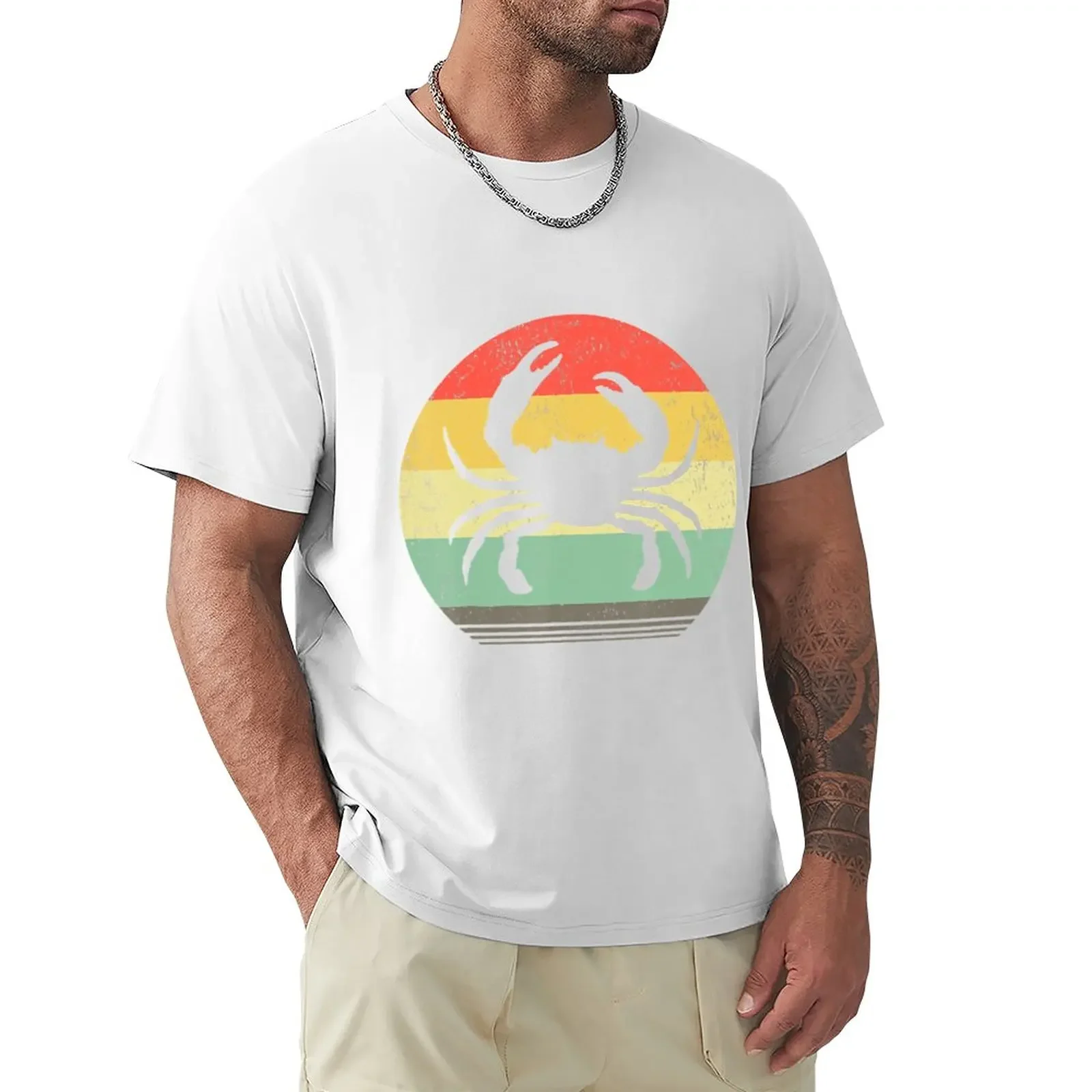 Retro Vintage CrabFunny Crab Lovers Sea Gift T-Shirt summer tops Short sleeve tee oversizeds t shirt men
Retro Vintage CrabFunny Crab Lovers Sea Gift T-Shirt summer tops Short sleeve tee oversizeds t shirt men