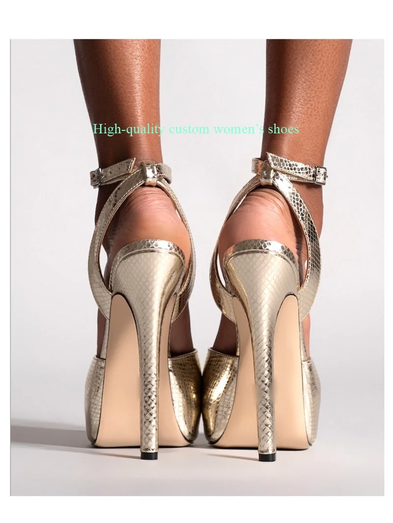 Claret Pointed Toe Waterproof Platform Women's Sandals Stilettos Ankle Buckle Luxurious Banquet Shoes Sell Like Hot Cakes
Claret Pointed Toe Waterproof Platform Women's Sandals Stilettos Ankle Buckle Luxurious Banquet Shoes Sell Like Hot Cakes