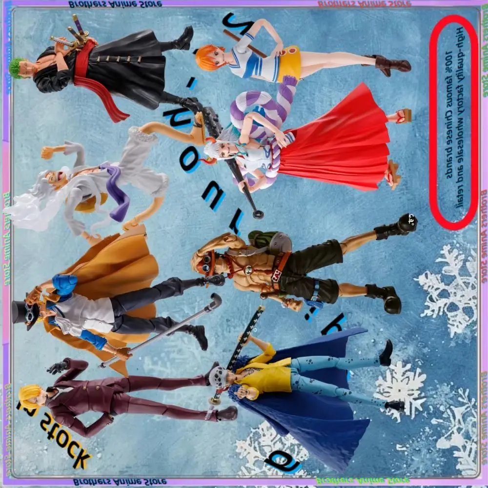 100% Original BANDAI S.H.Figuarts SHF Roronoa Zoro Sanji Eustass Kid Monkey D. Luffy Action Figure
100% Original BANDAI S.H.Figuarts SHF Roronoa Zoro Sanji Eustass Kid Monkey D. Luffy Action Figure