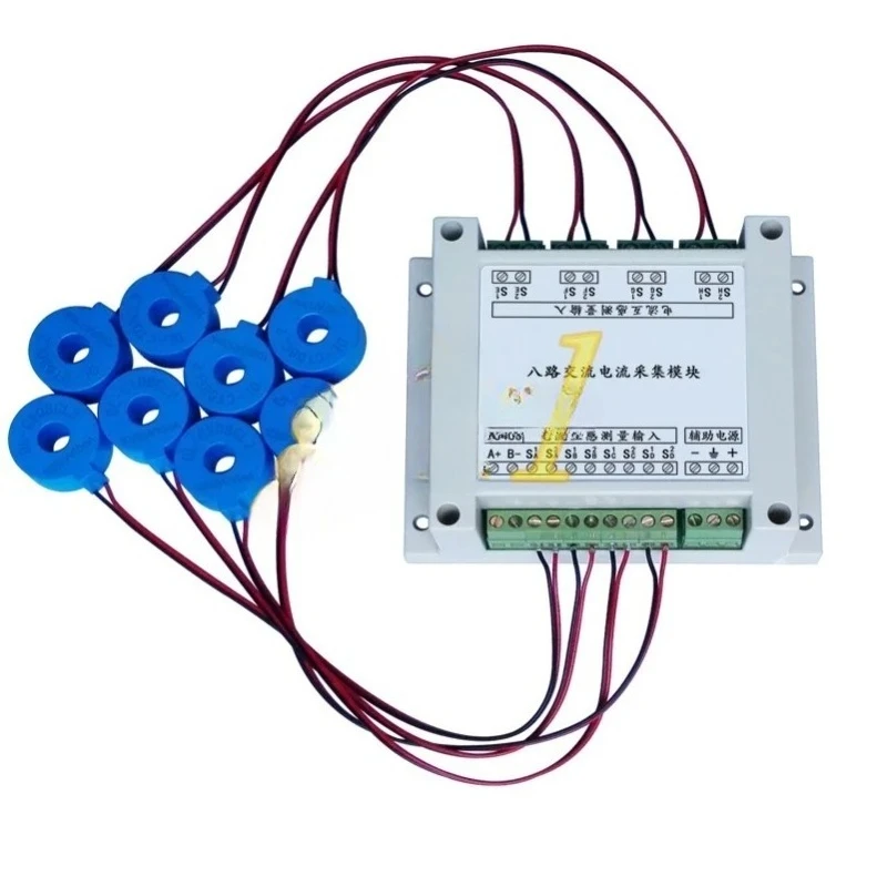8-Channel AC Current Acquisition Module MODBUS-RTU Protocol RS485 Current Measurement Sensor
8-Channel AC Current Acquisition Module MODBUS-RTU Protocol RS485 Current Measurement Sensor