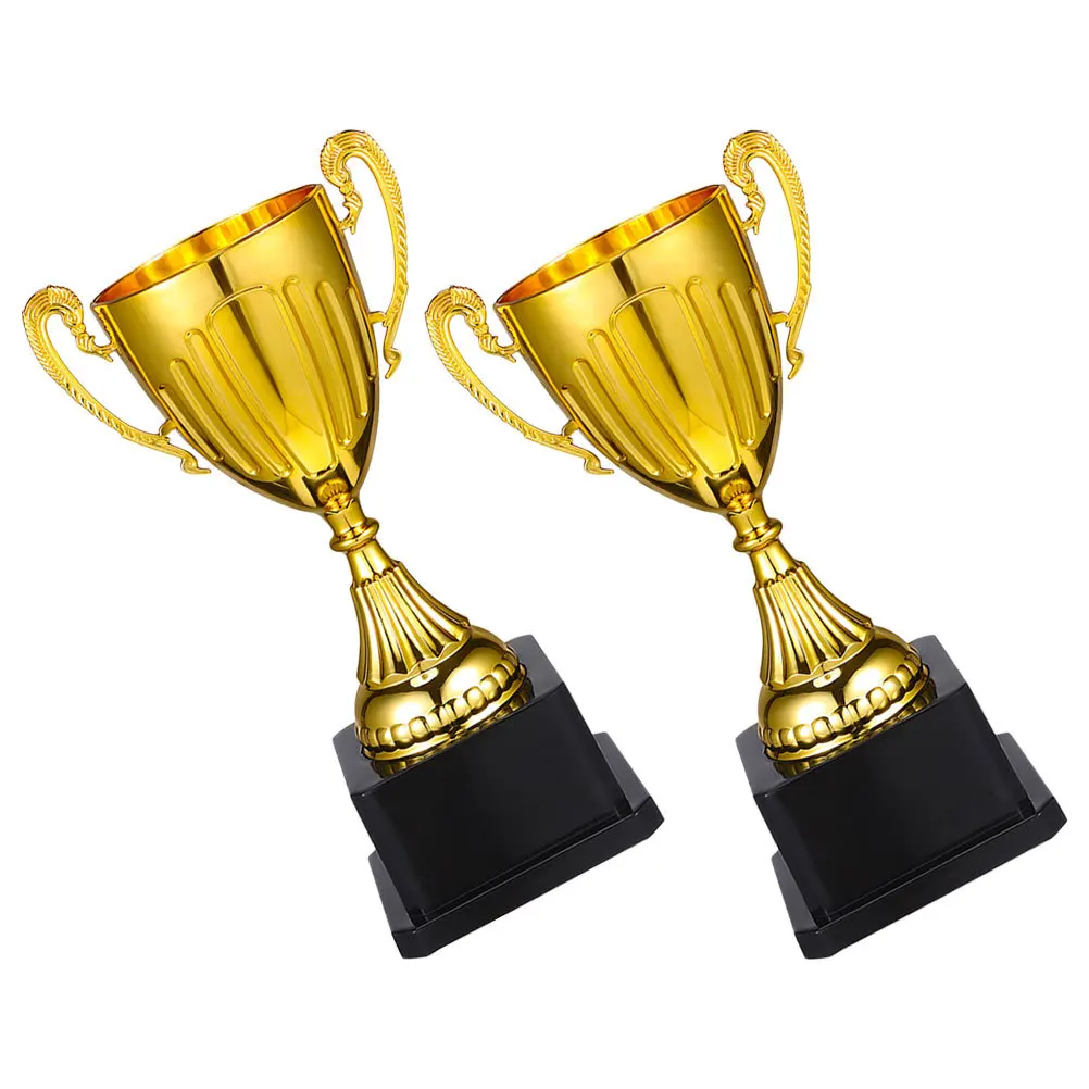 2Pcs Golden Trophy Award Compact Lightweight Design Elegant Aesthetic for Corporate Academic Sports Achievement Recognition
2Pcs Golden Trophy Award Compact Lightweight Design Elegant Aesthetic for Corporate Academic Sports Achievement Recognition