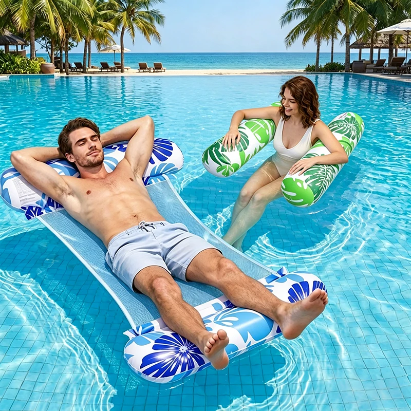 New Inflatable Water Hammock Recliner Outdoor Foldable Floating Swimming Mattress Sea Swim Ring Beach Fun Pool Party Striped Toy
New Inflatable Water Hammock Recliner Outdoor Foldable Floating Swimming Mattress Sea Swim Ring Beach Fun Pool Party Striped Toy